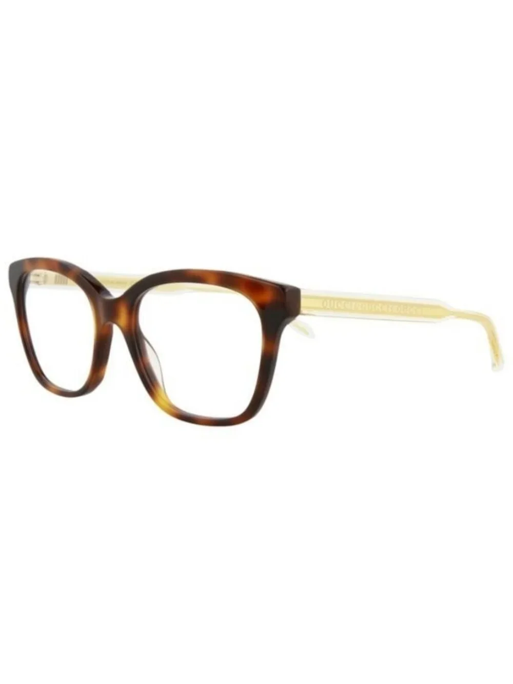 New Gucci Womens Square/Rectangle Havana Crystal Transparent Fashion Designer Ey